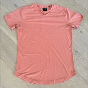 Cuts Clothing Curved Hem V Neck